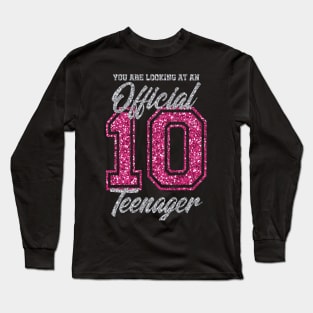 10th birthday T-shirt for girls and boys birthday Long Sleeve T-Shirt